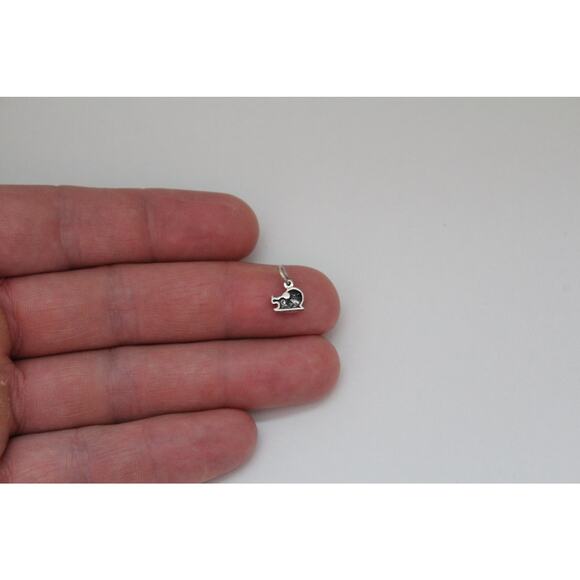 Sterling Silver Snail Charm - Picture 2 of 4
